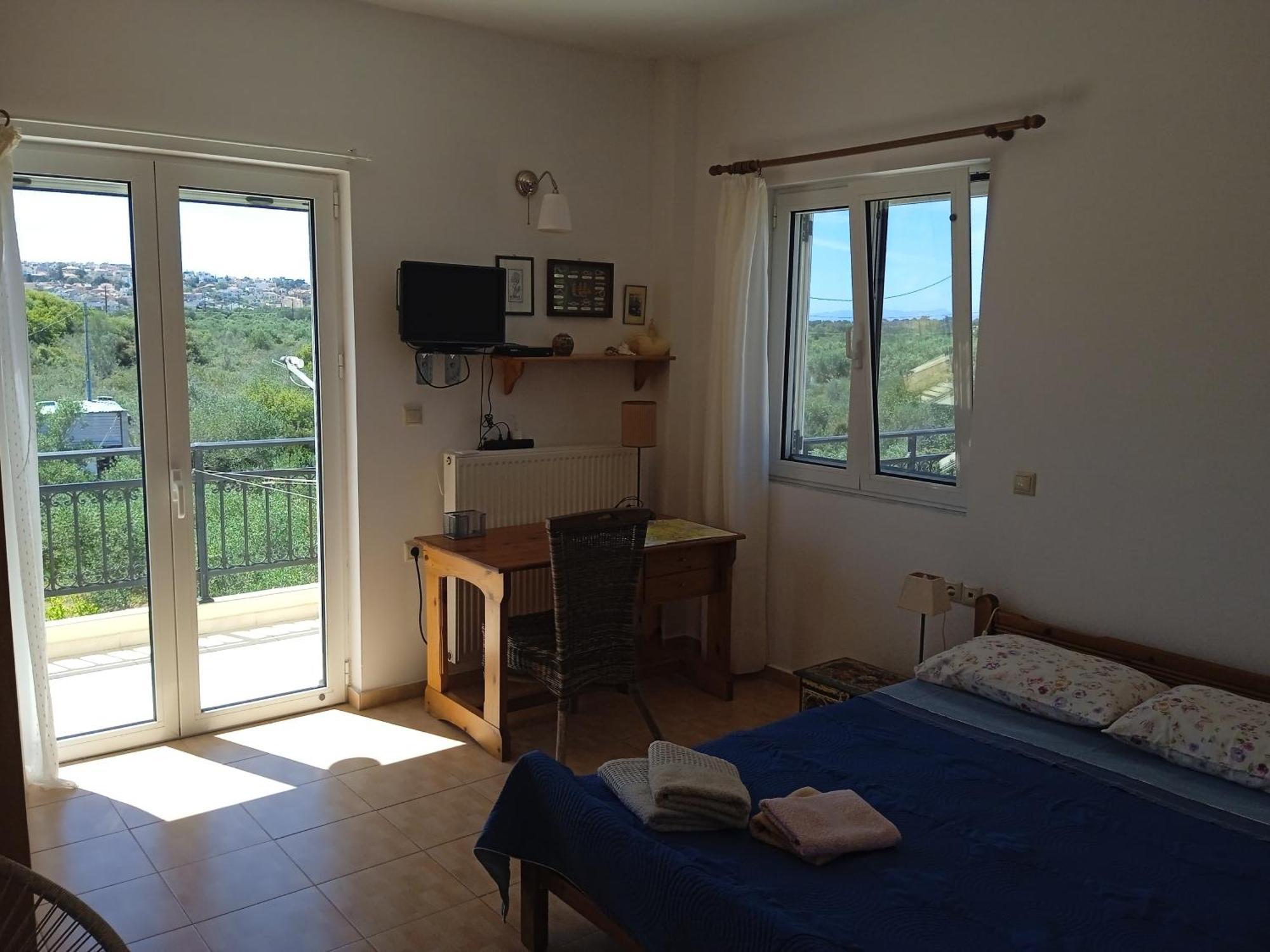 Manolo S Olive Farm, Apartment With Seaview 干尼亞 外观 照片